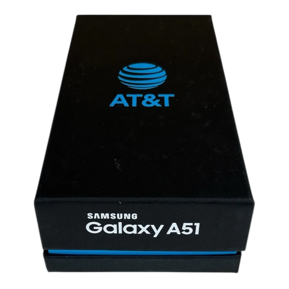 NWT SAMSUNG Galaxy A51 BLACK 128 GB smartphone sealed in box Att locked